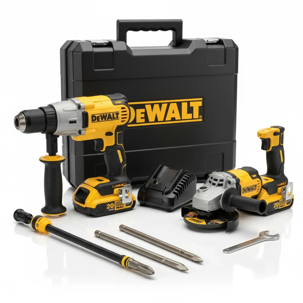 Kit Profesional de Herramientas Inalámbricas 20V – 3 Baterías y Accesorios