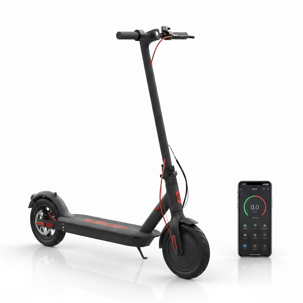 SCOOTER ELÉCTRICO PLEGABLE 400W – 25 KM/H, 18 KM AUTONOMÍA